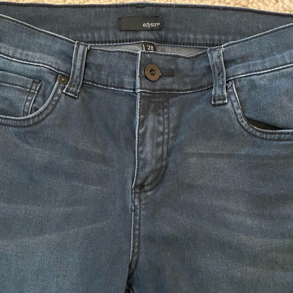 Edyson by Stitch Fix Straight Leg Jeans Dark Sz 28 - Picture 5 of 6